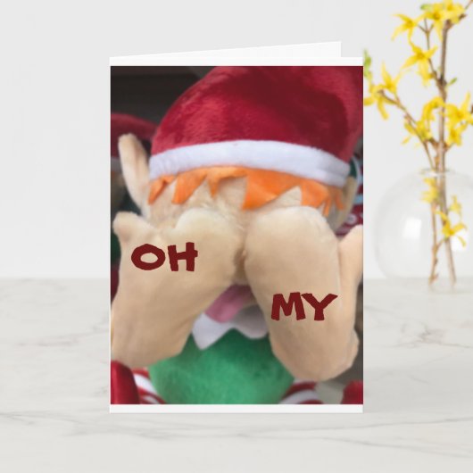 TIJD TOT CELEBRAAT **CHRISTMAS HOLIDAIRE SEIZOEN** KAART (Gele Bloem)