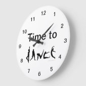 Tijd tot danser Silhouettes Wall klok (Hoek)