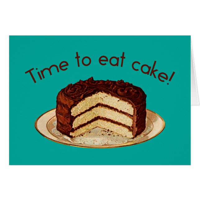 Tijd tot Eat Cake (Voorkant Horizontaal)