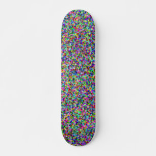 Tijd tot feestelijk keukenbord voor vrij lawaai persoonlijk skateboard