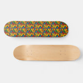 Tijd tot feestelijke wilde skateboard (Horizontaal)