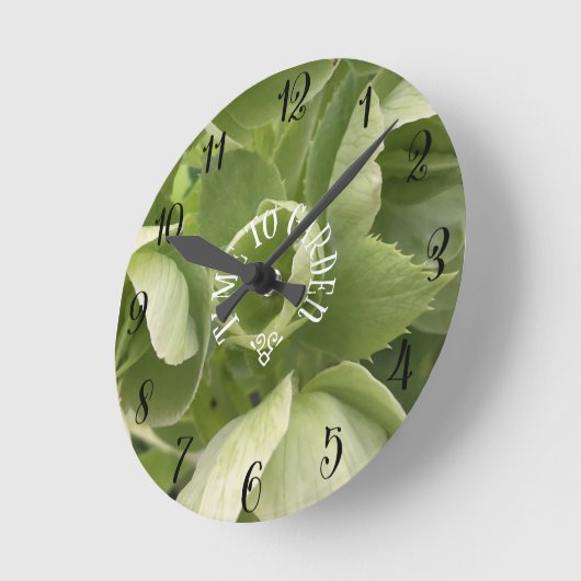 Tijd tot Garden Clock Ronde Klok (Hoek)