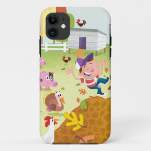 Tijd tot graaf - Farmyard Case-Mate iPhone Case