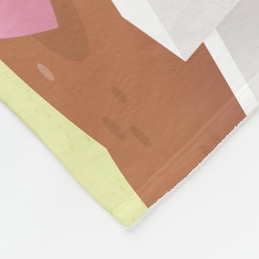 Tijd tot graaf - Farmyard Fleece Deken (Hoek)