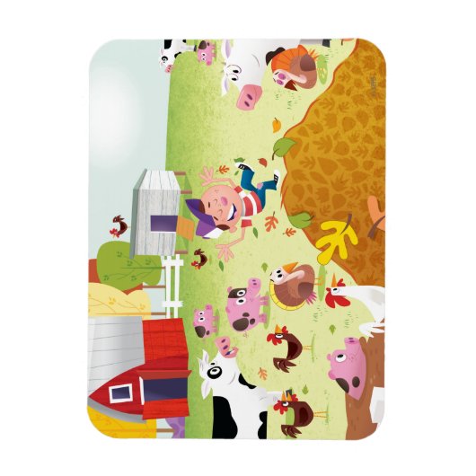 Tijd tot graaf - Farmyard Magneet (Verticaal)