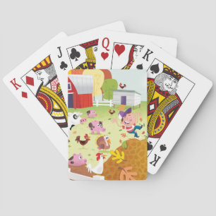 Tijd tot graaf - Farmyard Pokerkaarten