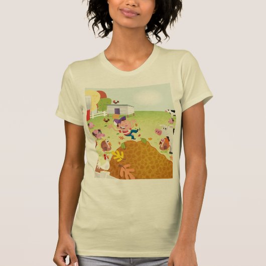 Tijd tot graaf - Farmyard T-shirt (Voorkant)