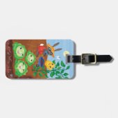 Tijd tot graaf-tuin bagagelabel (Voorkant horizontaal)