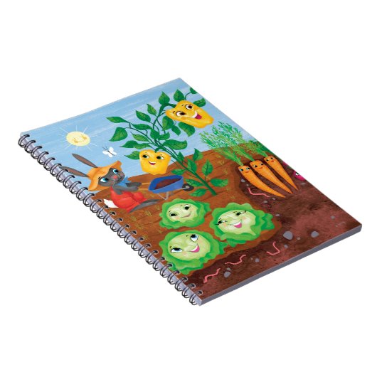 Tijd tot graaf-tuin notitieboek (Rechterzijde)