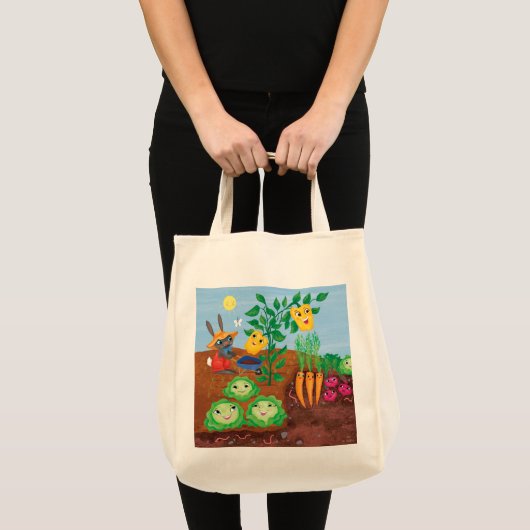 Tijd tot graaf-tuin tote bag (Voorkant (product))
