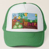 Tijd tot graaf-tuin trucker pet (Voorkant)