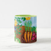 Tijd tot graaf tweekleurige koffiemok (Center)