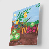 Tijd tot graaf vierkante klok (Hoek)