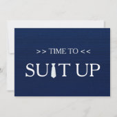 Tijd tot het Blauwe Witte Stropdas van de Oplossin Kaart (Voorkant)