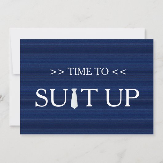 Tijd tot het Blauwe Witte Stropdas van de Oplossin Kaart (Voorkant)