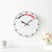 Tijd tot het gewicht van de lift - Gym Motivatie Grote Klok (Huis)