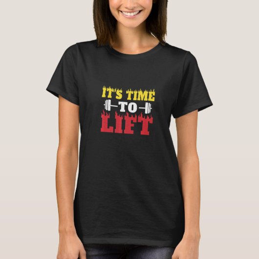 Tijd tot hooggewicht t-shirt (Voorkant)