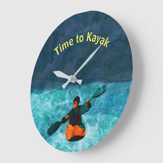 Tijd tot Kayak Clock Grote Klok (Hoek)