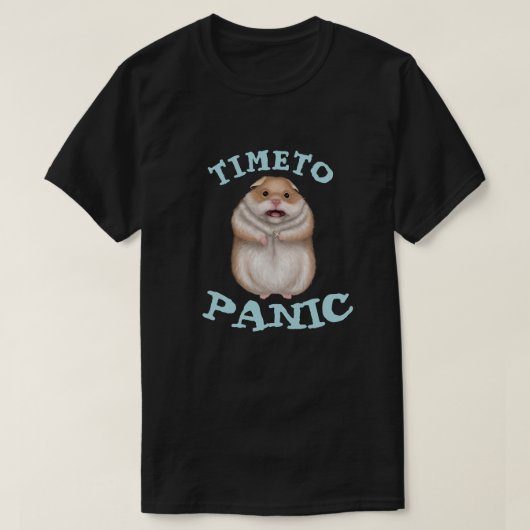 Tijd tot paniek t-shirt (Design voorkant)