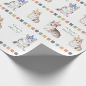  tijd tot PAWTY Corgi Cadeaupapier (Hoek)
