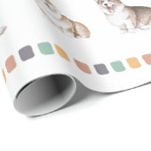  tijd tot PAWTY Corgi Cadeaupapier (Rol Hoek)