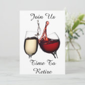 "TIJD TOT RETIRE" RETIREMENT PARTY CELEBRATION KAART (Staand voorkant)