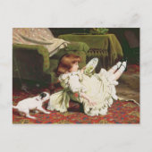 Tijd tot spel, 1886 briefkaart (Voorkant)