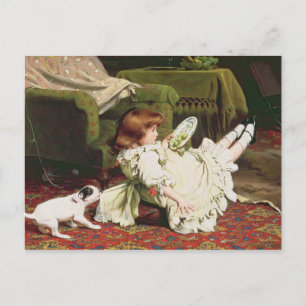 Tijd tot spel, 1886 briefkaart