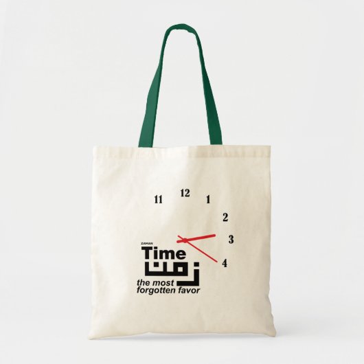 Tijd Tote Bag (Voorkant)