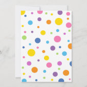 Tijd Twee Partij Verjaardag Uitnodiging 2e Verjaar (Achterkant)