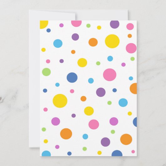 Tijd Twee Partij Verjaardag Uitnodiging 2e Verjaar (Achterkant)