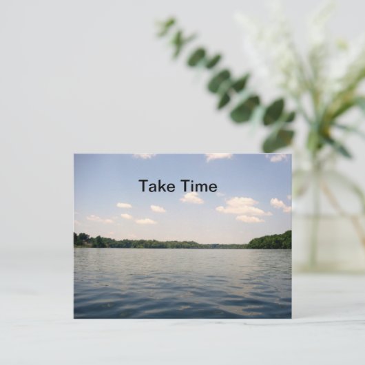 Tijd uit briefkaart (Staand voorkant)