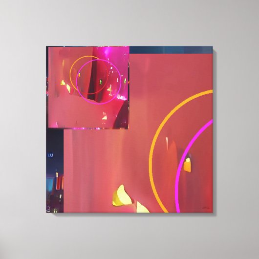 Tijd uit het ritme canvas afdruk (Voorkant)