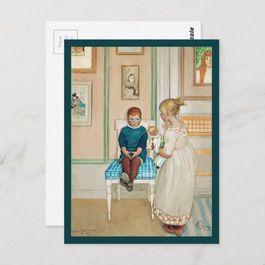 Tijd uit in de hoek briefkaart (Voorkant / Achterkant)