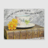 Tijd uit Vacation Koffie en een Goed Boek om te le (Voorkant)