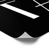 Tijd van 1920 om Champagne Poster zwart te Drinken (Hoek)