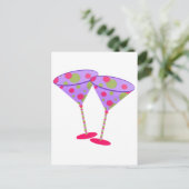 Tijd van de Cosmopolitan Martini-partij! Briefkaart (Staand voorkant)