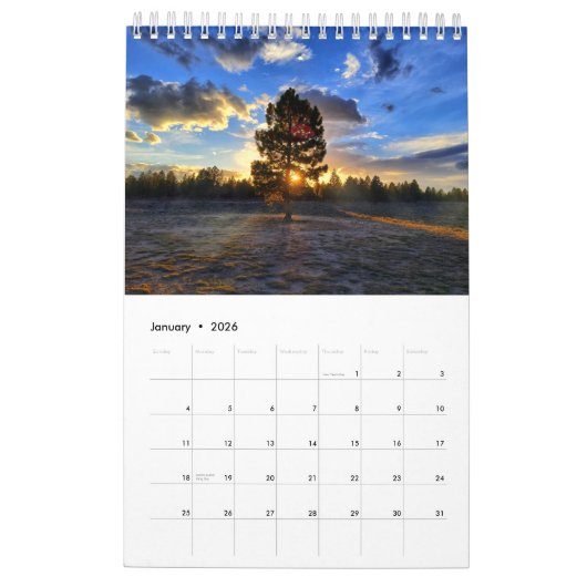 Tijd van de lange schaduwen kalender (Jan 2026)