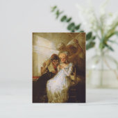 Tijd van de Oude Vrouwen Francisco José de Goya Briefkaart (Staand voorkant)