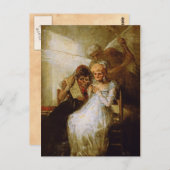 Tijd van de Oude Vrouwen Francisco José de Goya Briefkaart (Voorkant / Achterkant)