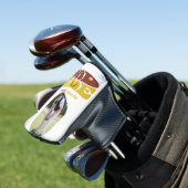 TIJD VAN DE PAPA DROOM GROOT TRENDY ONTWERP GOLFHEADCOVER (Insitu)