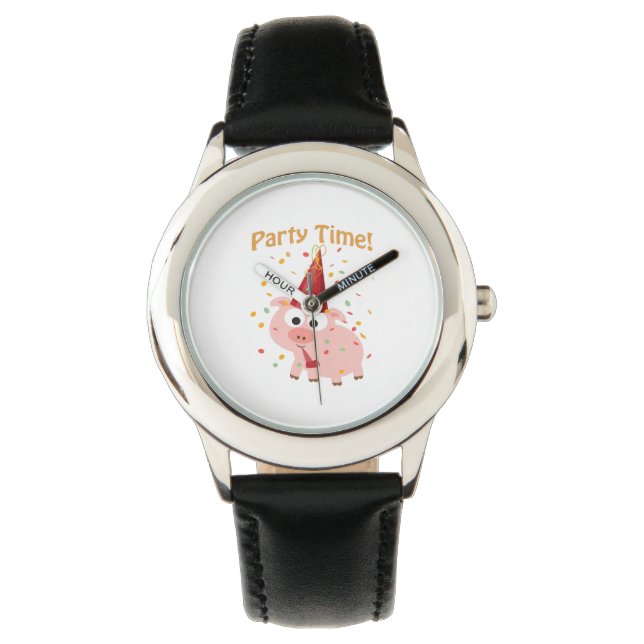Tijd van de partij: afbeelding horloge (Voorkant)