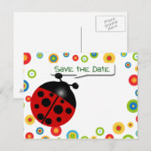 Tijd van feestdag aankondigingskaart (Voorkant / Achterkant)