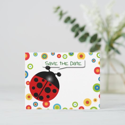 Tijd van feestdag aankondigingskaart (Staand voorkant)