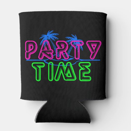 Tijd van feestdag blikjeskoeler (Achterkant)