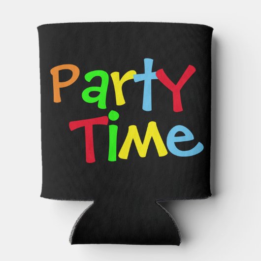 Tijd van feestdag blikjeskoeler (Achterkant)