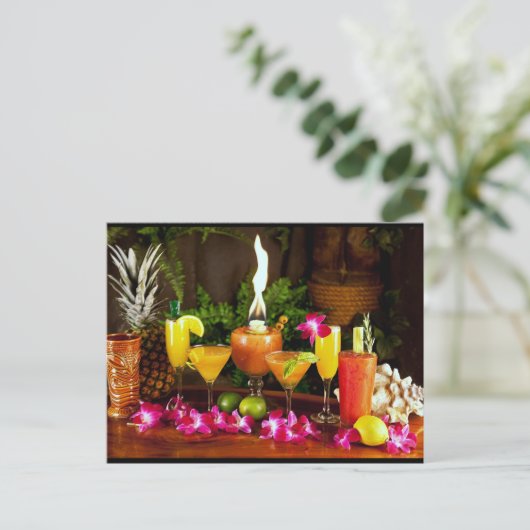 Tijd van feestdag briefkaart (Staand voorkant)