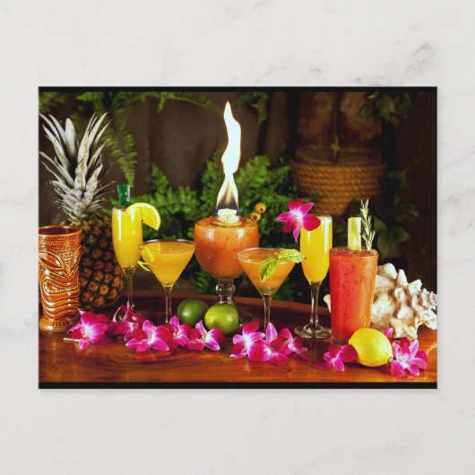 Tijd van feestdag briefkaart (Voorkant)