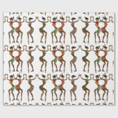 Tijd van feestdag cadeaupapier (Vlak)