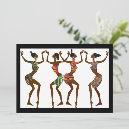 Tijd van feestdag kaart (Staand voorkant)